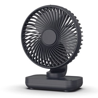케이빌 탁상용 무선 미니 선풍기 4000mAh(최대 15시간사용), 블랙