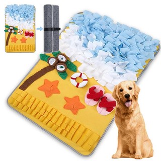 대형견 및 고양이용 스너플 매트 튼튼한 강아지 농축 장난감 인터랙티브 피더 퍼즐 정신적 자극 미끄럼 방지 스니핑 소형 중형 불안 194632, 대형견 및 고양이용 스너플 매트, 튼튼한 강아지 농축