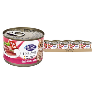 BELICOM 倍力康 1歲齡以上貓用 貓罐 白身鮪魚 + 鯛魚 24罐 強化DHA EPA, 170g