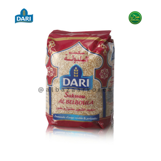 DARI Sakssou Al Belboula - Barley Couscous 100% Barley 다리 삭수 알 벨불라 - 보리 쿠스쿠스 100%, 1개, 500g