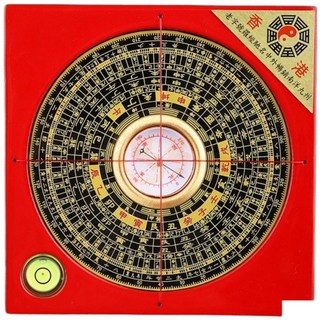 開運風水羅盤, 紅色, 1個