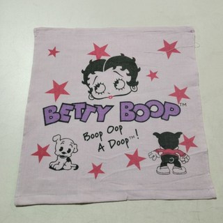 betty boop 純棉卡通貝蒂浴巾沙灘巾大毛巾120x60cm微瑕, 1個, 34x35cm紗布毛圈