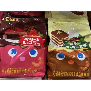日本Tohato期間限定草莓巧克力、提拉米蘇風味乖乖 現貨, 1個, 草莓巧克力
