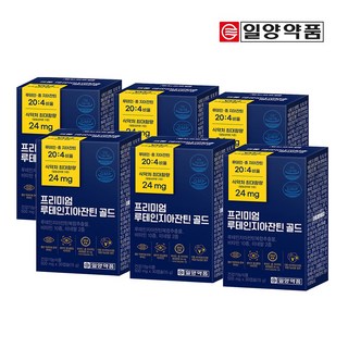 일양약품 프리미엄 루테인 지아잔틴 골드 최대함량 24mg, 6박스, 15g