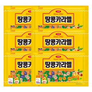땅콩 카라멜 720gX6입(박스), 720g, 1개