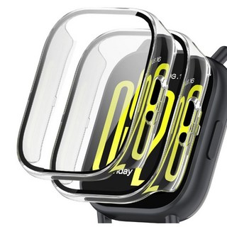 림스테일 9H 풀커버 일체형 SF코팅 케이스 2개입, 투명, 2개