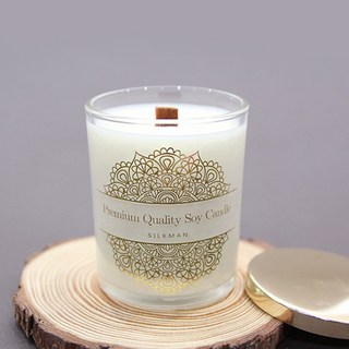 비단장이 프리미엄 아로마 소이캔들, 포장안함/면심지, 가든파티, 1개, 150ml