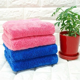 아젤리아 두꺼운 극세사 특양면맙타올 40x80cm 단품, 블루