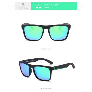 《台灣現貨》DUBERY杜拜 D731多功能運動時尚造型偏光眼鏡（裸鏡，可另購原廠五件組）, 8 黑&綠 / 綠, 1個