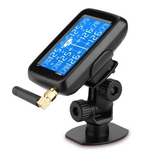 범용 트럭 버스 무선 TPMS 타이어 압력 모니터링 시스템 6개의 외부 센서가 있는 컬러 LCD 디스플레이