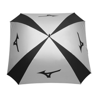 미즈노 RB 스퀘어 골프우산 대형 튼튼한 UV차단 자동 장우산 5LKY22100, 5LKY22100 0309 실버블랙, 1개