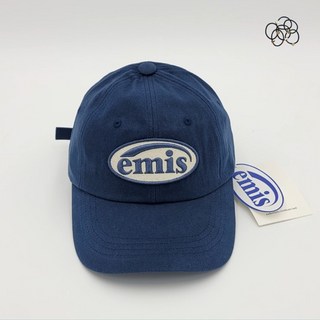 [국내매장판] 이미스 모자 톤 온 톤 와펜 볼 캡 네이비 + 머리끈