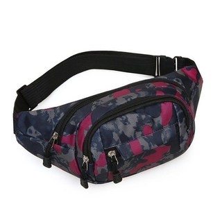 熱銷爆款 迷彩防水牛津佈腰包男女多層生意包收銀腰包零錢手機騎行運動腰包