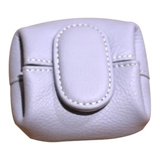 WAYUTO 천연 가죽 동전 방수 파우치 스퀘어 스냅 체인지 멀티 홀더 미니 포켓 슬림 월렛 소가죽 컴팩트 디자인 스튜디오 헤드폰 이어스마트 커버 디자이너 백 프리미엄 케이블