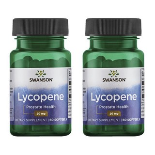 Swanson 斯旺森 茄紅素軟膠囊 20mg, 60顆, 2罐