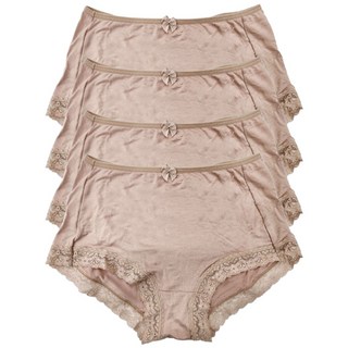 인유어스 모달 텐실 노라인 레이스 팬티 4종세트 90~105