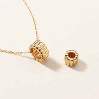 semijuwelry 女性用 14K 條紋項鍊墜飾 + 套組