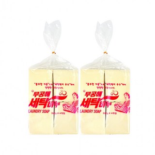 무공해 세탁비누(350gx4p)-2개 재활용비누 빨래비누 세탁비누 표백비누, 1개, 1ml