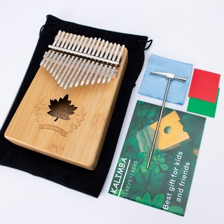 限時下殺!17鍵卡林巴拇指鋼琴原聲手指鋼琴樂器, 1個, 楓葉