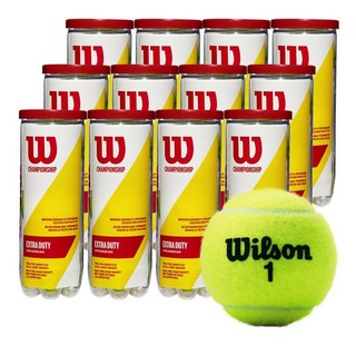 윌슨 챔피언쉽 테니스공 캔볼 36개, 그린