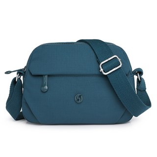 Rainbow Bag 輕量貝殼包 時尚百搭 多色可選 女士斜背包, 藍色