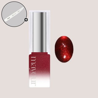 메이유어 레드 글리터 자석젤 아임레디 자석 글리터 6종 단품 + 엔리안 나이프파일 증정, 1개, 8ml, MZ.118