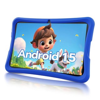 10 1인치 태블릿 8-15세 안드로이드 15 태블릿 6G 32GB 최대 128GB 6000mAh 배터리 듀얼 카메라 WiFi BT 5 0 최고의 전자 태블릿 선물, Blue