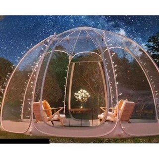 투명돔텐트 쉘터 텐트 8각 차박 글램핑 감성텐트 투명쉘터 테라스 장박 캠핑장, 9. 파오 스타카 3m 4-6인