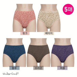 언더라인 여성 맥시 팬티 [순면 빅사이즈]