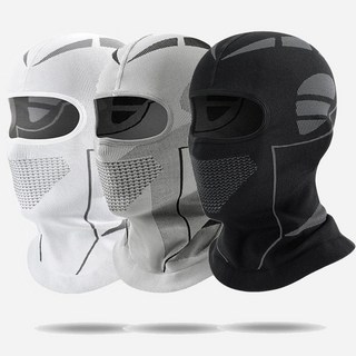 겨울 스포츠 방한 바라클라바 후드넥워머 골프 러닝 스키 스노보드 등산 마스크 넥워모, 화이트, 1개