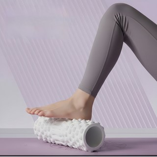 융풍 폼롤러 종아리 마사지 롤러 미니 폼롤러 마사지 롤러, 1개, 자주색