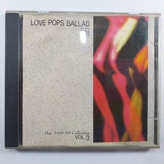 (중고CD)(MADE IN JAPAN) VARIOUS/ LOVE POPS BALLAD VOL.3/ 험한 세상에 다리 되어/ 케이스 얼룩/ 음반 상태 좋음 NM