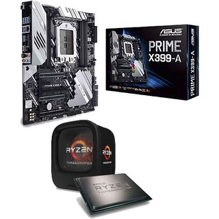 ASUS PRIME X399-A 메인보드 + AMD Ryzen ThreadRipper 1950X CPU 번들