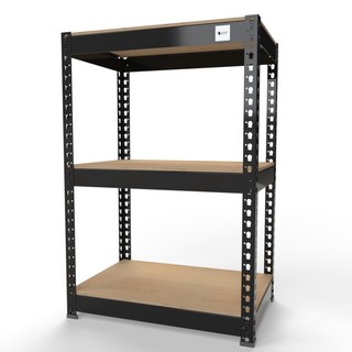 울트라랙 높이 900 철제선반 무볼트 조립식 앵글선반 3단 4단 5단 선반 베란다 펜트리 선반장 창고 수납 다용도 미니, 블랙, 1000  400  900