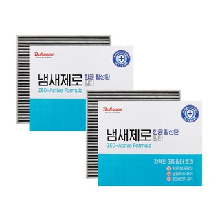 불스원 냄새제로 항균 활성탄 에어컨히터 필터 2개 세트, 06