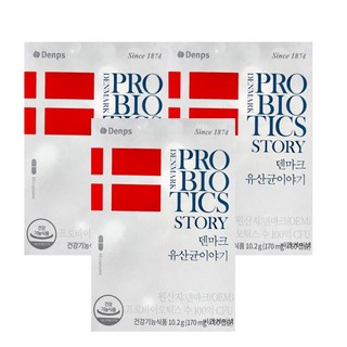 크리스찬한센 덴마크 유산균 이야기, 60정, 3개