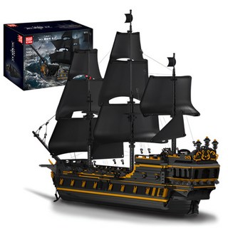 몰드킹 13186 캐리비안의해적 블랙펄 호 초대형 5266pcs 호환 블럭 조립 장난감 브릭스피드, 1개