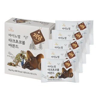 MyNormal 阿洛酮糖杏仁黑巧克力球 5包入, 1盒, 150g