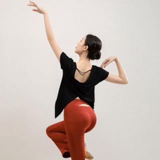 로즈델라 찰랑투웨이 요가필라테스티셔츠