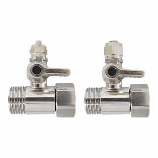 蝴蝶衛浴 活動三通附開關 淨水器用 RO三通接頭 加裝逆滲透開關 一體成形RO電鍍球閥, 1個, 【B櫃116】3分(不鏽鋼材質)