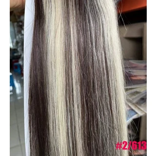 ZZHAIR 100 인모 연장 매직 랩 어라운드 포니테일 클립 기계 레미 말꼬리 스트레이트 제작 16 인치 26, 04 24inches 100g, 01  = 30, 11 P2/613