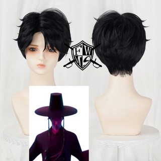 kpop 惡魔男團COS服/COS假髮 沙加男團 秦宇/振宇 獵魔女團 saja boys, 1個, COS假髮（送髮網）價格500元