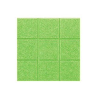約翰家庭百貨 九宮格毛氈隔音板 隔音降噪 聚酯纖維吸音板 消音棉 吸音墊 密封隔音棉 隔音板, 1個, 綠