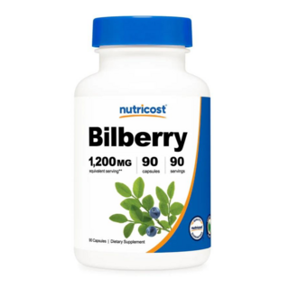 nutricost 山桑子膠囊 1200mg, 90顆, 1罐