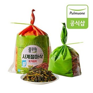 풀무원 [생산직송] 사계절아삭 포기김치(4kg)+열무김치(2kg), 없음