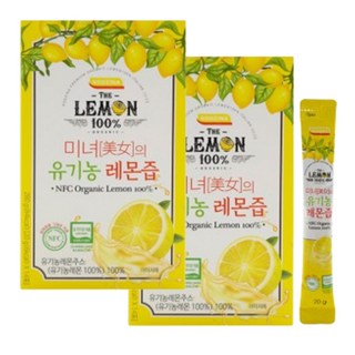 로지나 미녀의 유기농 레몬 원액 NFC 착즙액, 280g, 2개