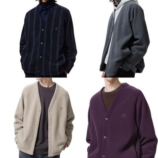 [국내매장정품] 유니클로 니들스 오버사이즈 가디건 남녀공용 학생 대학생 겨울 파우치증정