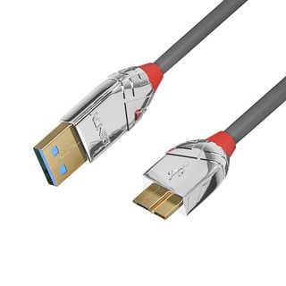 LINDY林帝 USB3.0 A對B傳輸線 USB3.0 TYPE-A公 TO MICRO-B公傳輸線 0.5公尺-3公尺, 1個, 36656