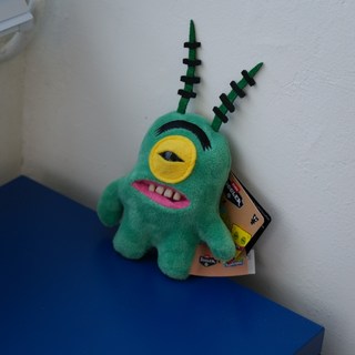 海綿寶寶 Fuggler 牙寶 牙齒怪 鑰匙圈 放克牙寶 吊飾 玩偶 交換禮物 福袋
