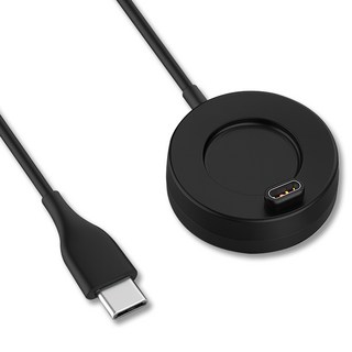 가민워치 C타입 호환 거치 패드 충전 케이블, 1개, 블랙, 103cm